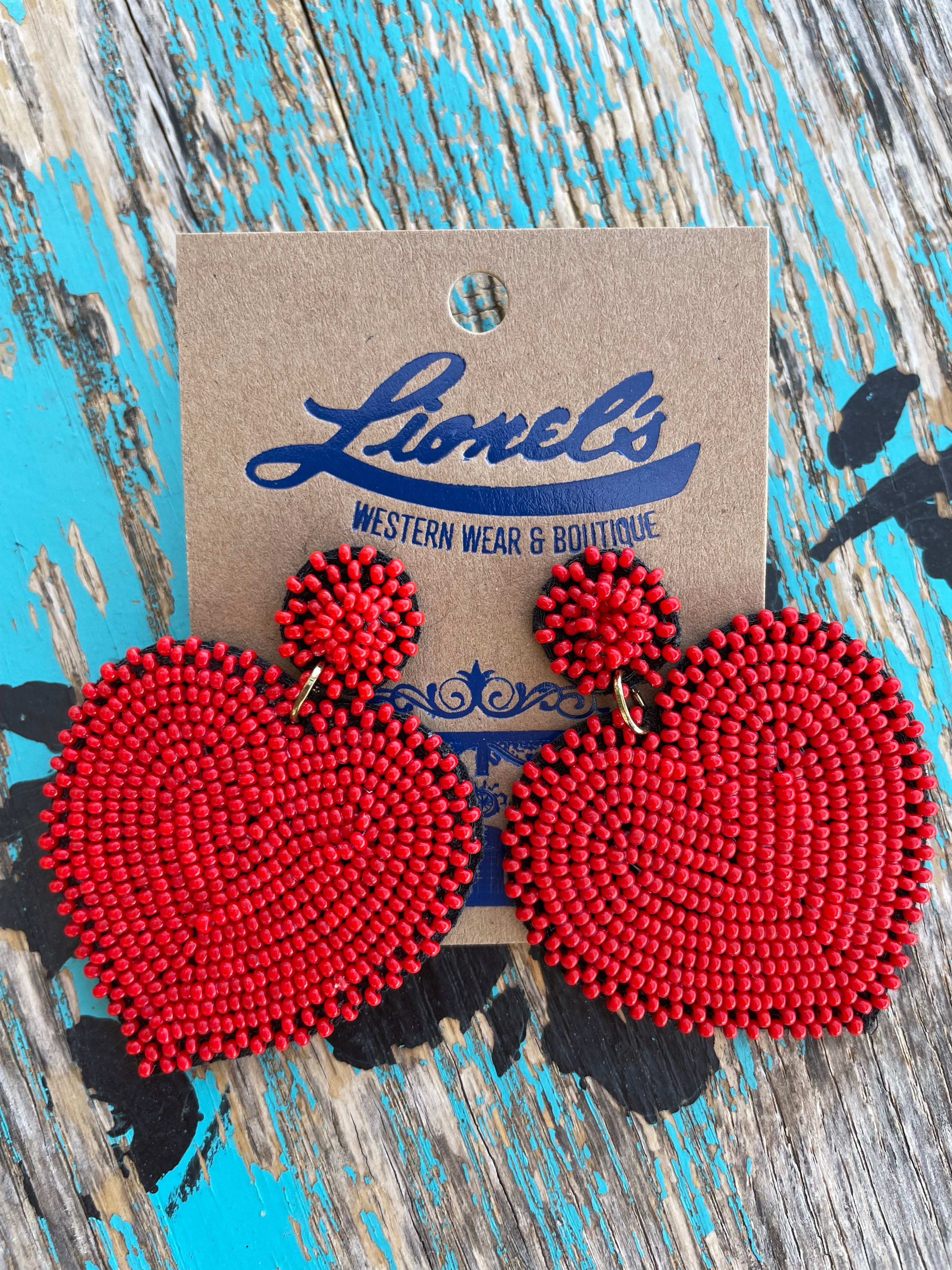 Small red enameled votive heart earrings in 925 silver | online sales on  HOLYART.com